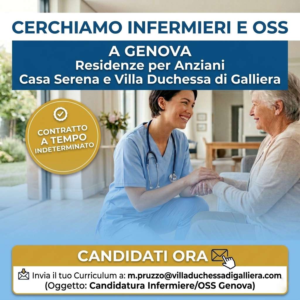 Ricerca personale Genova Infermieri